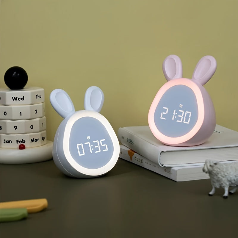 Children's Wake-Up Clock Glowing Rabbit