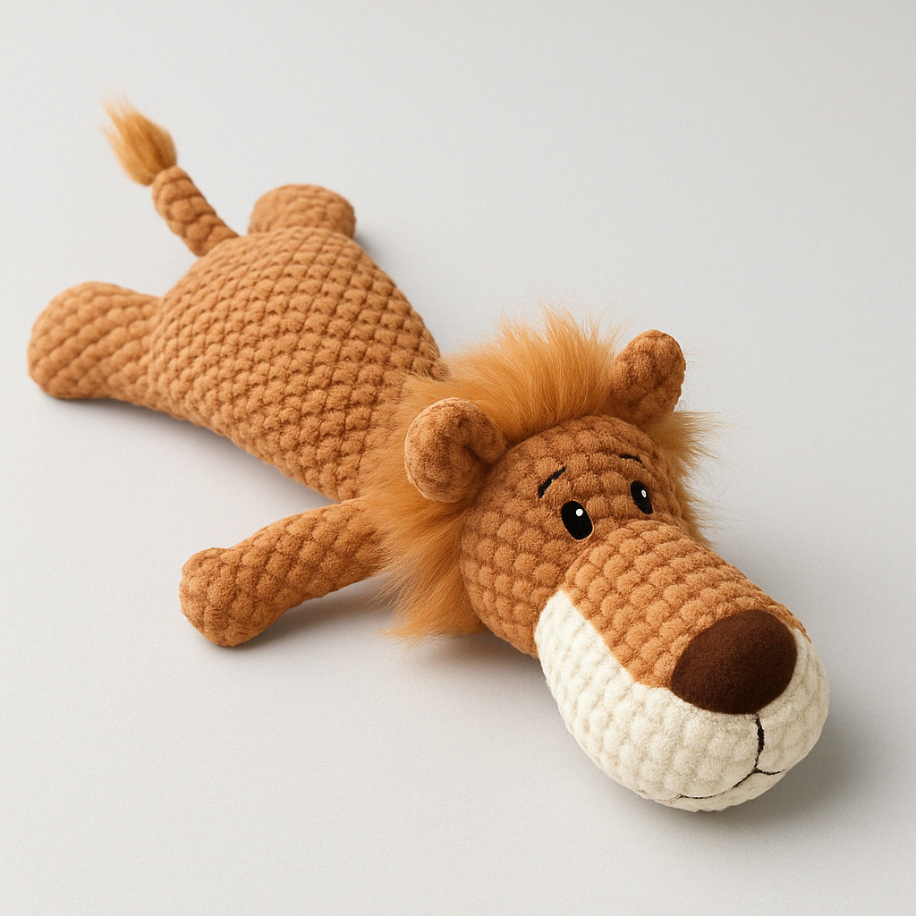 Durable Stuffed Toy for Dog with Built-in Whistle