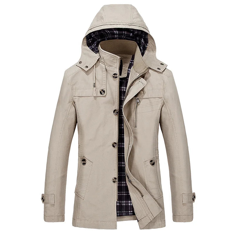 Men's Slim Fit Waterproof Winter Jacket