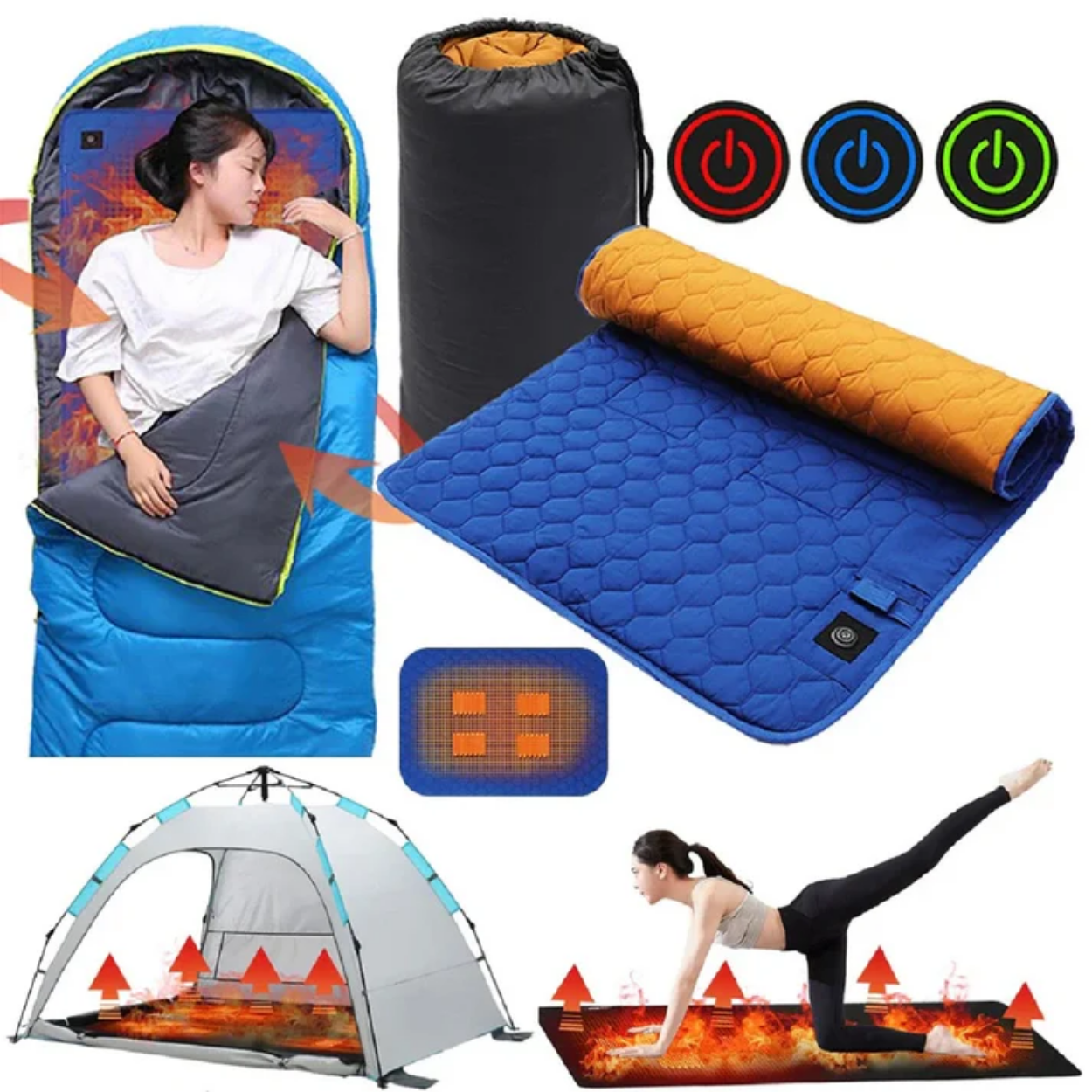 Electric Heated and Waterproof Camping Mat