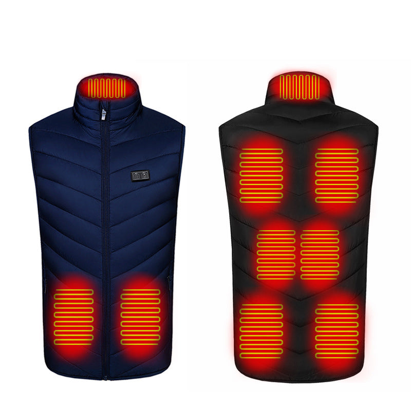 Men's Electric Heated Vest - Cozy and Adjustable for Winter