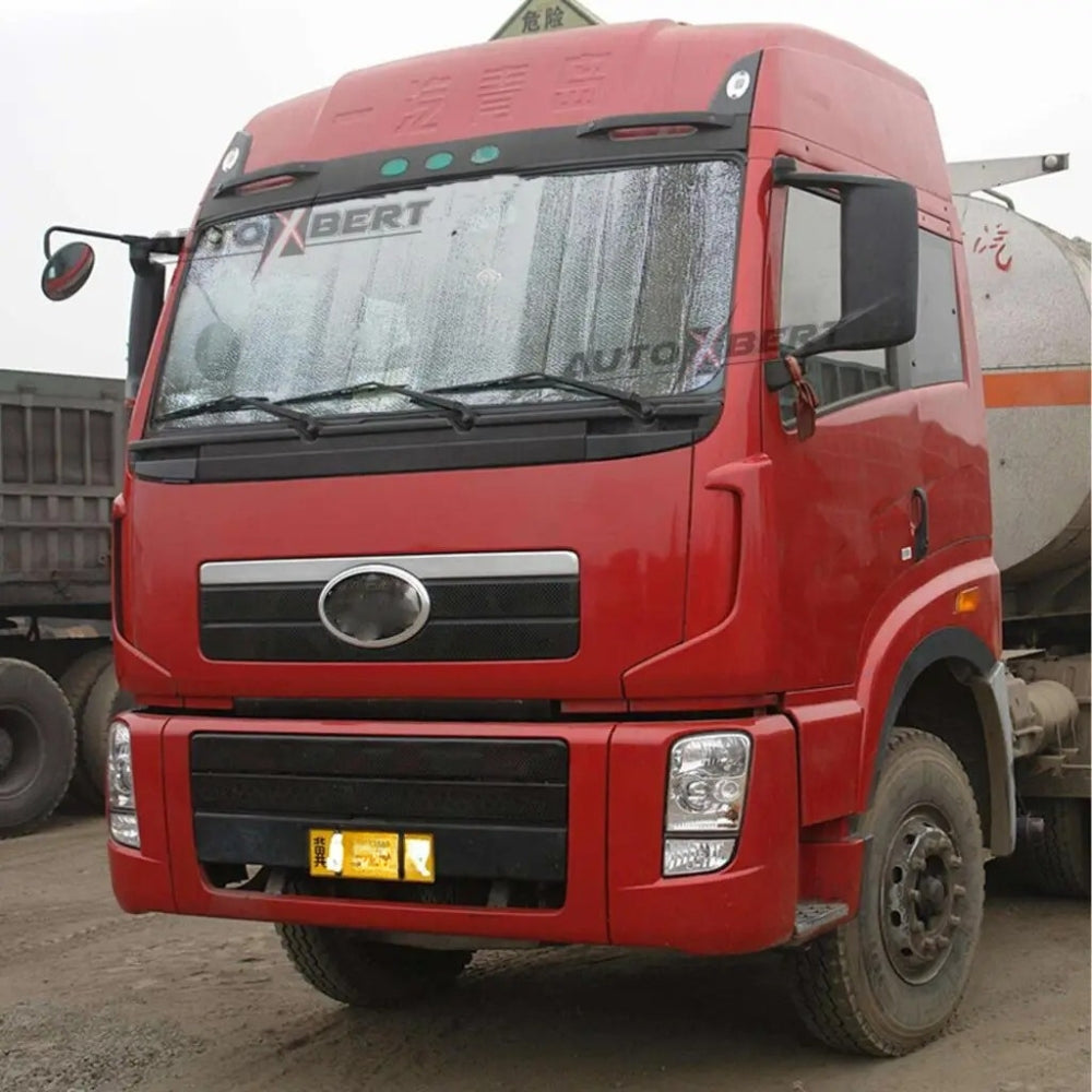Black Car Sunshade with Cool Ride Logo