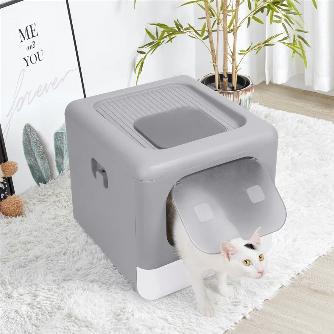Foldable and Compact Cat Litter Box