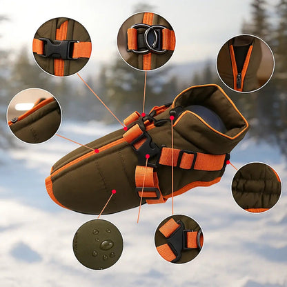 Soft and Waterproof Winter Dog Coat