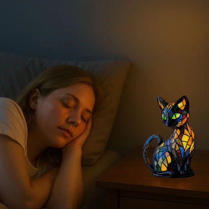 Fun and Colorful Cat Lamp