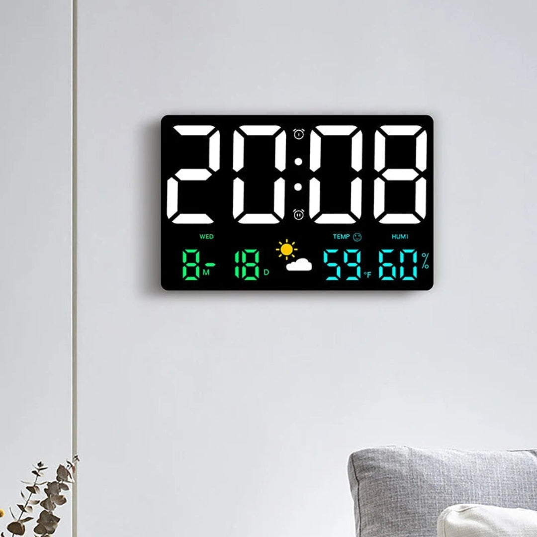Modern Digital LED Wall Clock