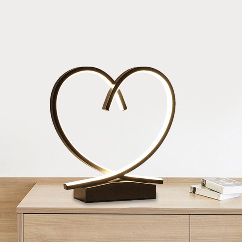 Romantic Scorched Wood Bedside Table