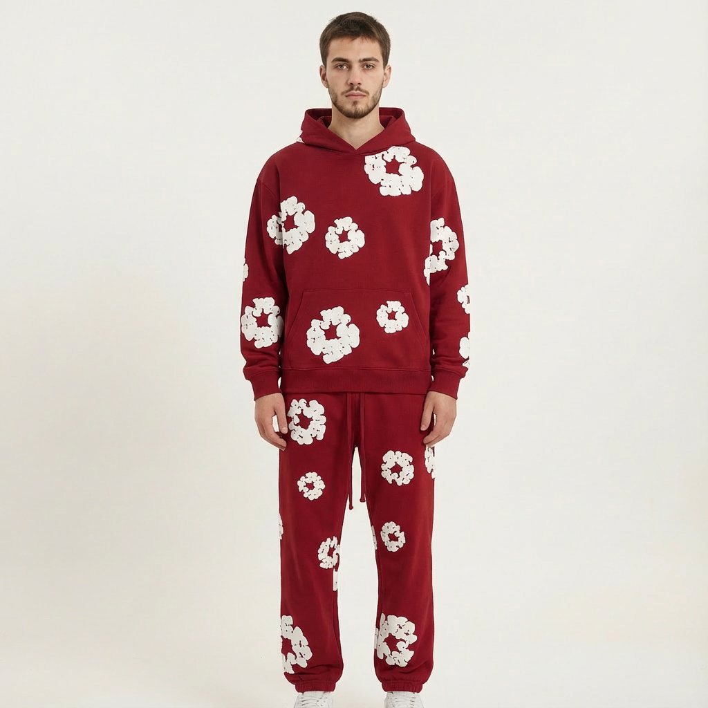 Men's Floral Sweatshirt Elegant – Chic Comfort Spring