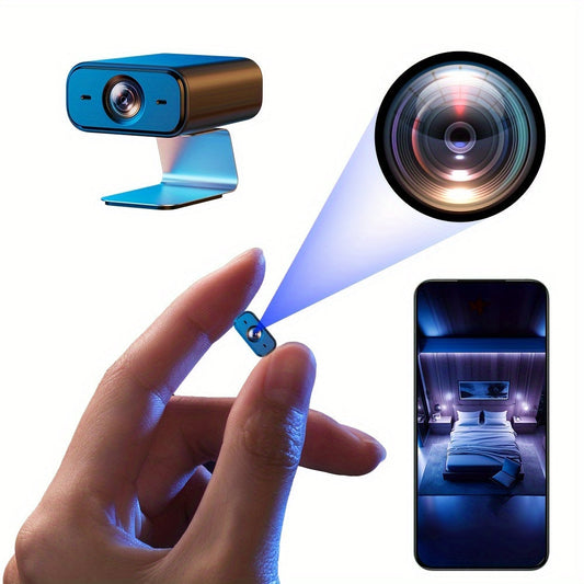 Caméra Surveillance WiFi Compacte - Détection Automatique & Vision de Nuit - Santeova