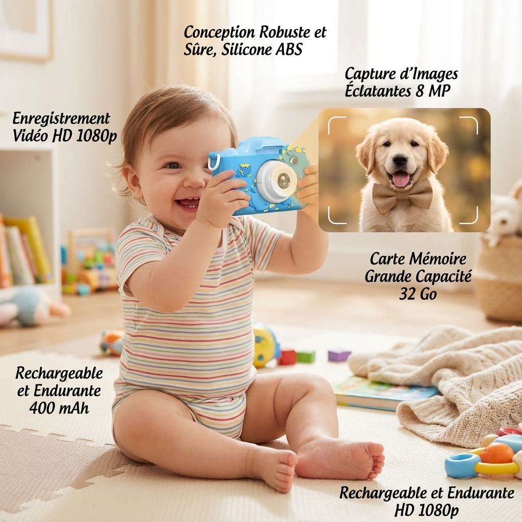 Marcherelle™ – Children's Camera for First Captured Memories