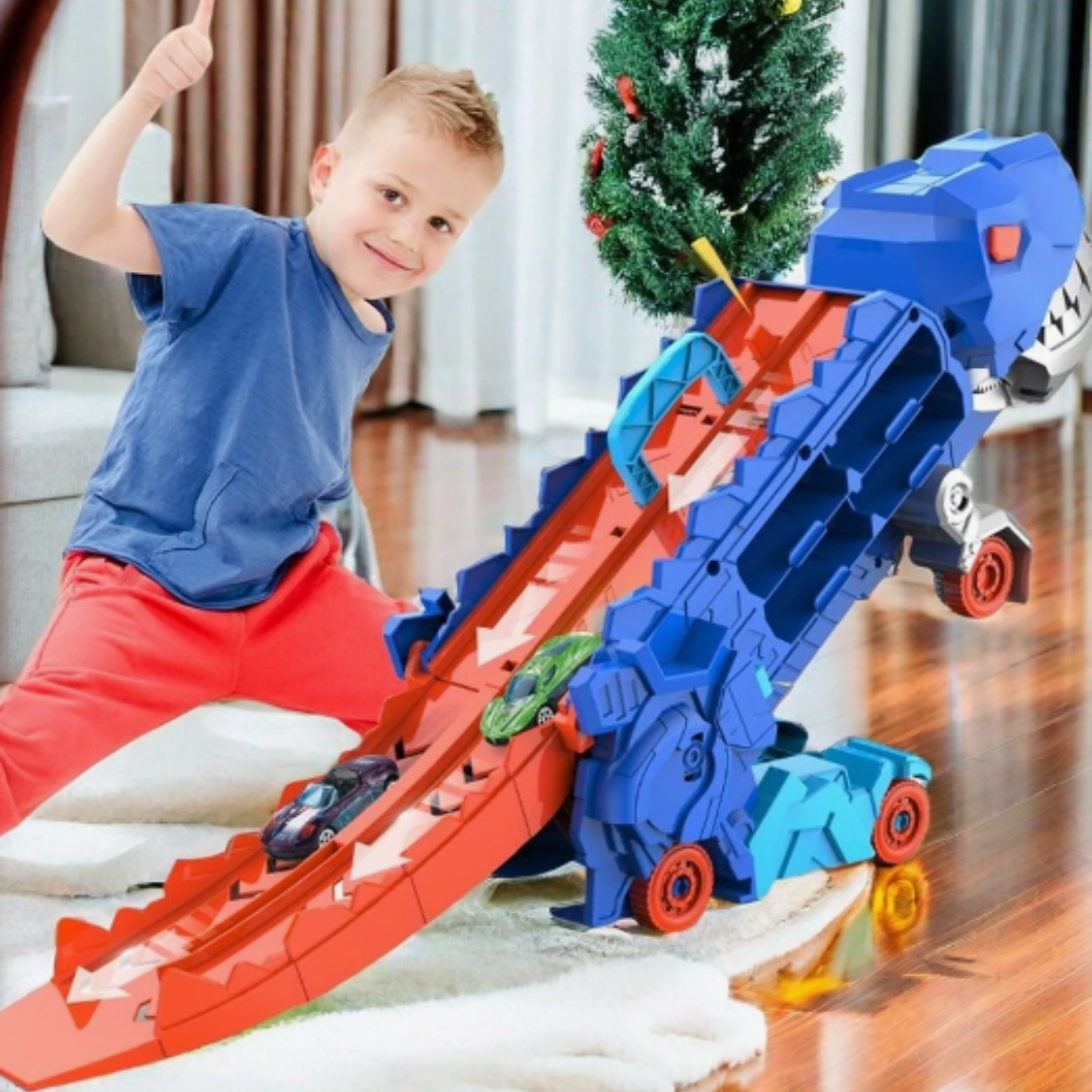 Dinosaur Truck Toy Speed Track