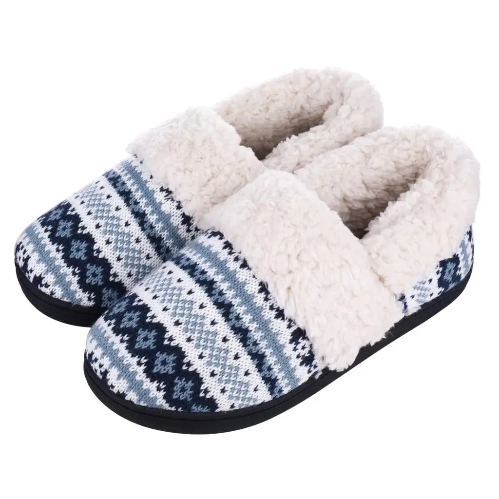 Soft and warm plush house slippers