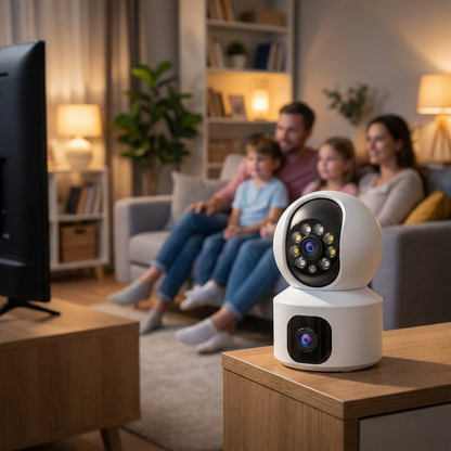 Marcherelle™ – WiFi Security Camera with Dual Lens HD Vision