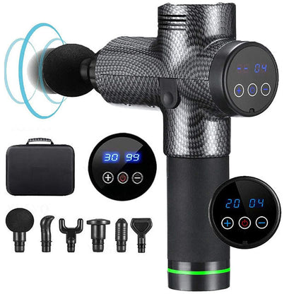 Pistolet de Massage Musculaire Puissant - Appareil de Massage Intensif 30 Vitesses - Santeova