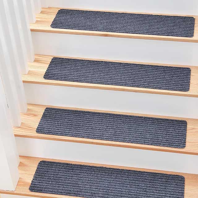 Self-Gripping Non-Slip Stair Mats - Set of 15