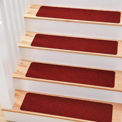 Self-Gripping Non-Slip Stair Mats - Set of 15