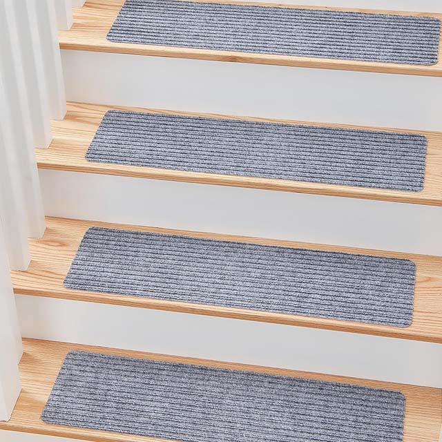 Self-Gripping Non-Slip Stair Mats - Set of 15