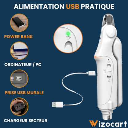 Practical 2-in-1 Nail Clipper for Dogs and Cats