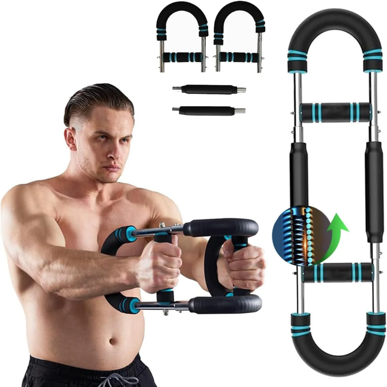 Adjustable Spring Resistance Equipment for Chest and Shoulders