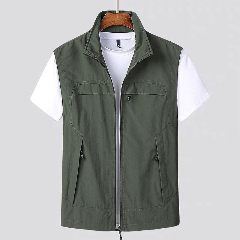 Men's Quick-Drying Vest for Outdoor Use