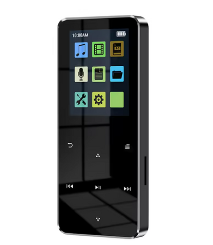 Bluetooth MP3 Player with 2.4-Inch HD Screen, FM Radio, and Built-in Speaker