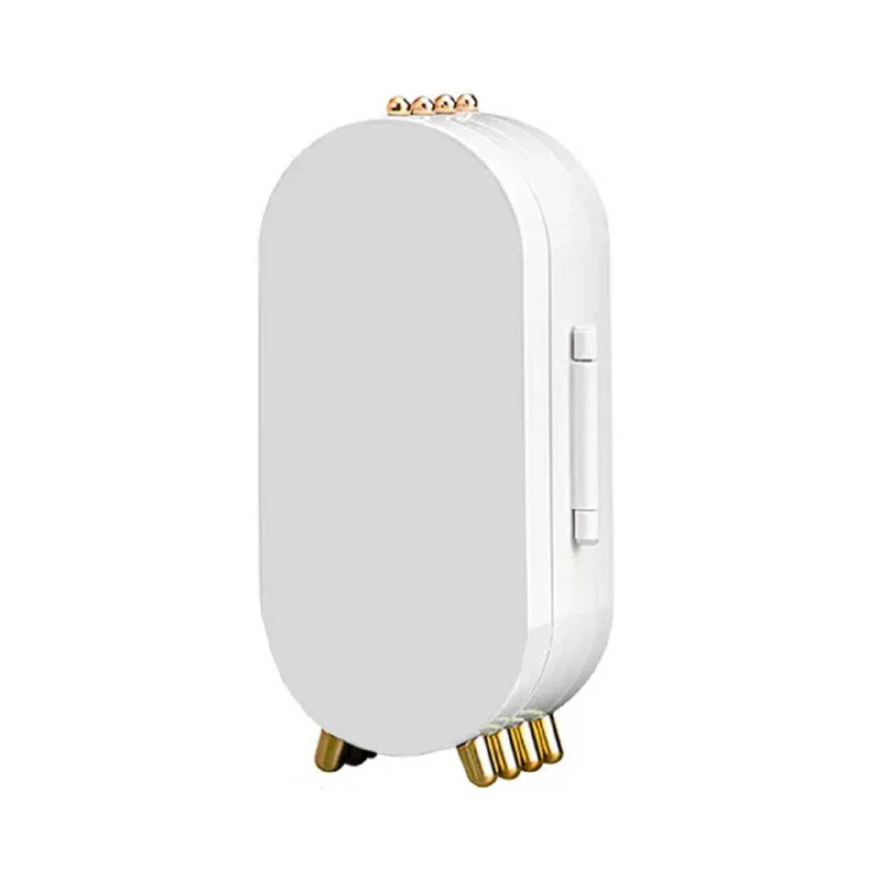 Foldable Jewelry Box with Mirror and Compartments