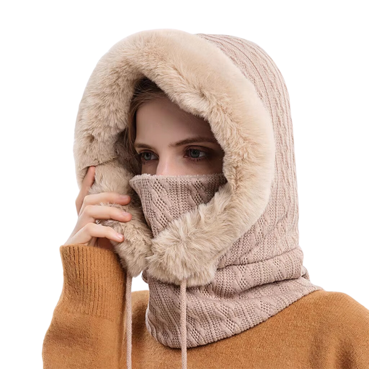 3-in-1 Polar Fleece Balaclava, Scarf, and Hat