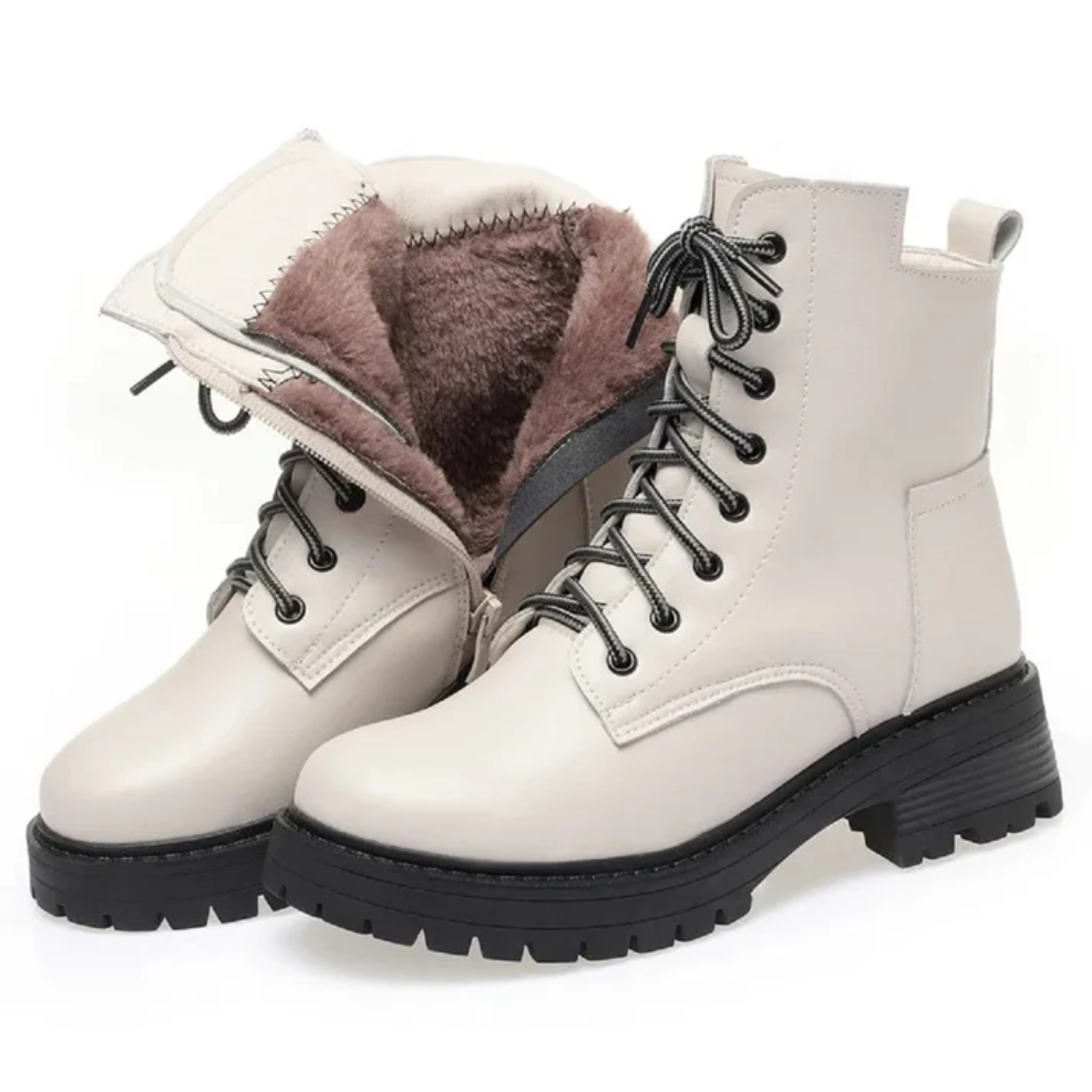 Women's Winter Boots in Warm and Elegant Genuine Leather