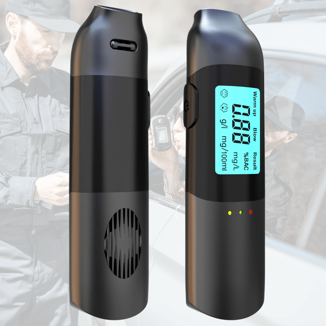 Éthylomètre Numérique Intelligent Rapide à Recharge USB - Foivo