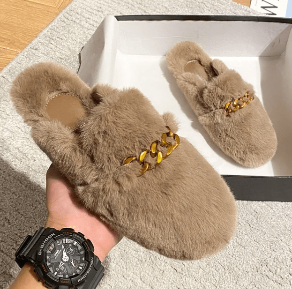 Cozy Plush Slippers for Women