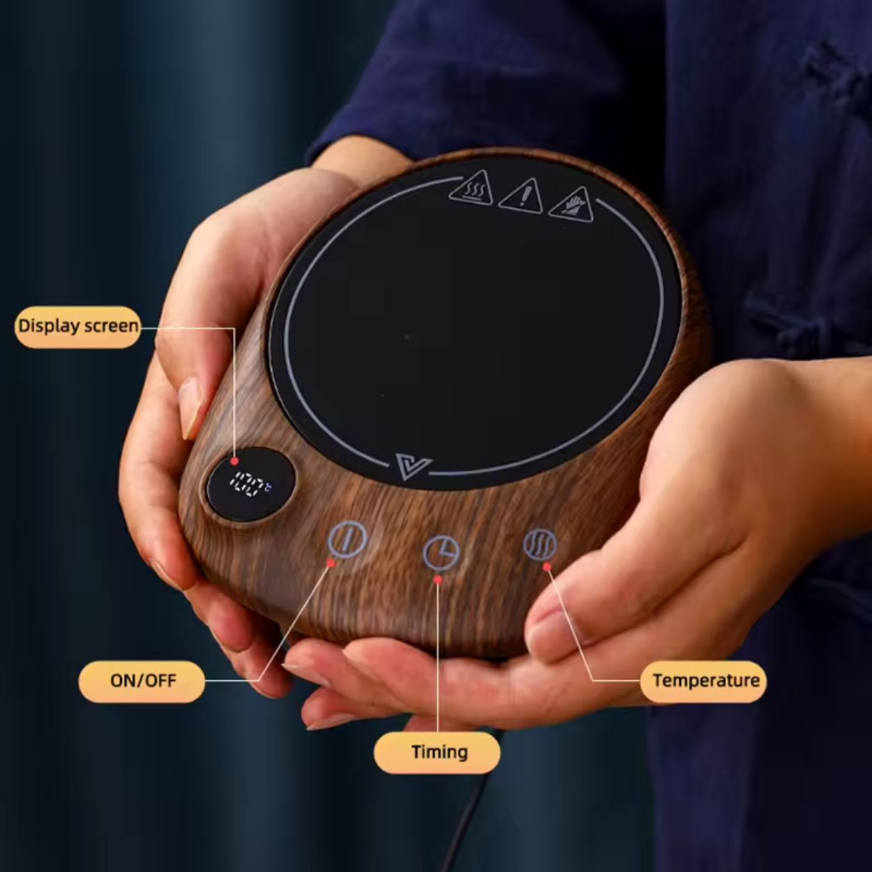 200W Electric Mug Warmer, Fast and Energy-Saving