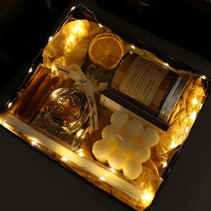 Gift Set with Scented Candle and Atmosphere Diffuser