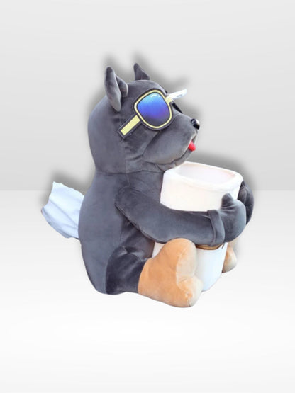 Dog Car Armrest with Trash Bin and Tissue Box