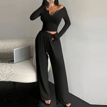 Comfortable Oversized Pants and Sweater