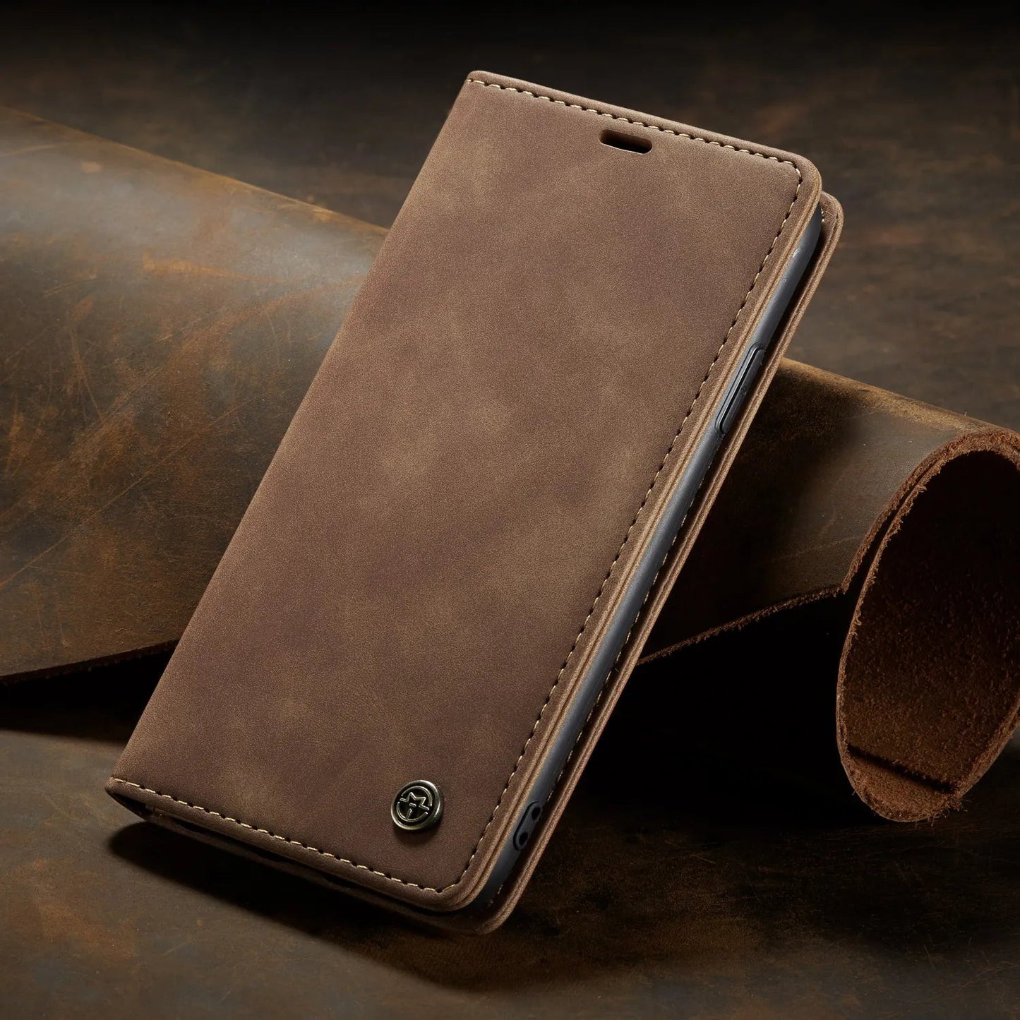 Artificial Leather Phone Case for Samsung with Card Slot
