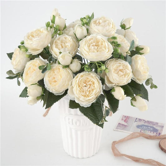 Fleur de Maison | Composition Élégante de Pivoines pour Décoration Intérieure - Foivo