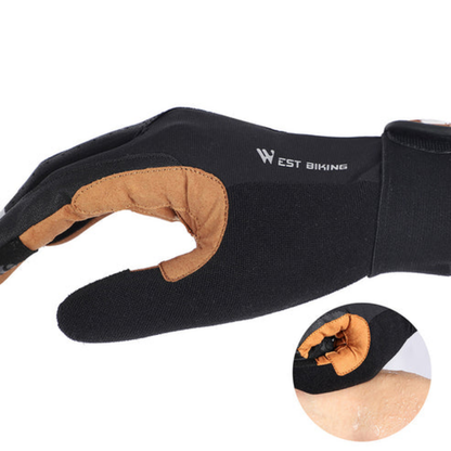 Heated and Waterproof Winter Cycling Gloves