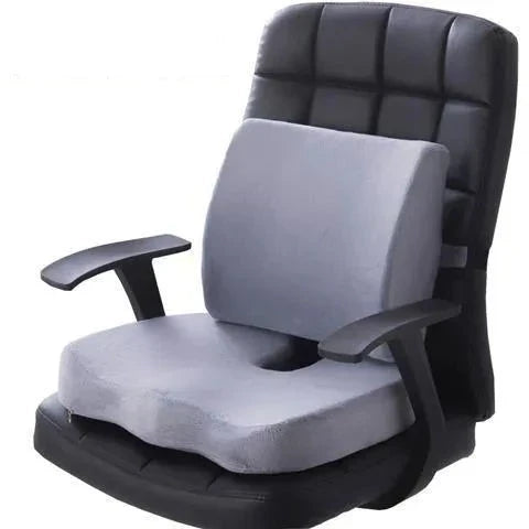 Ergonomic foam lower back support cushion