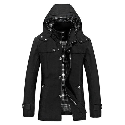 Men's Slim Fit Waterproof Winter Jacket