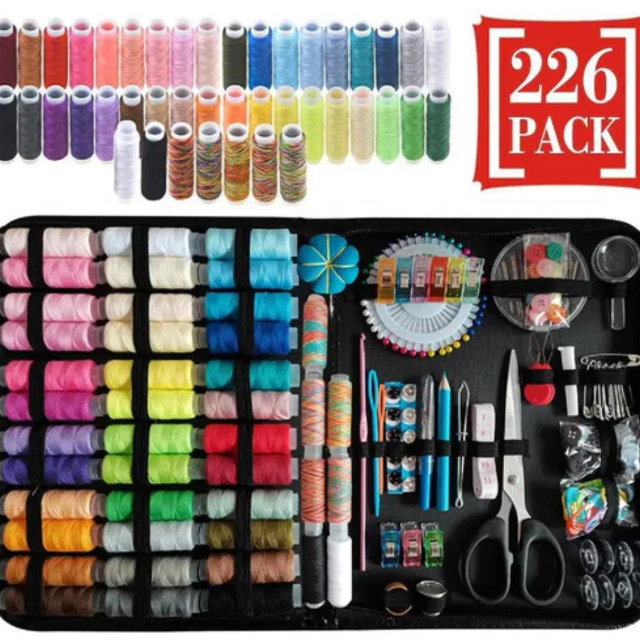 Complete 226-Piece Student Sewing Kit
