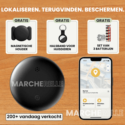 Marcherelle - GPS Tracker Without Subscription | Compatible with Android & iOS