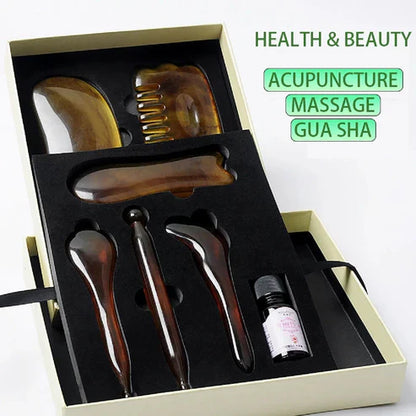 Complete 7-Piece Gua Sha Massage Kit