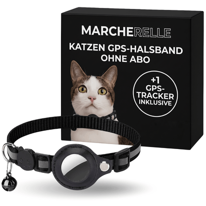 Macherelle™ – GPS Collar for Cats No Subscription | Compatible with iOS & Android
