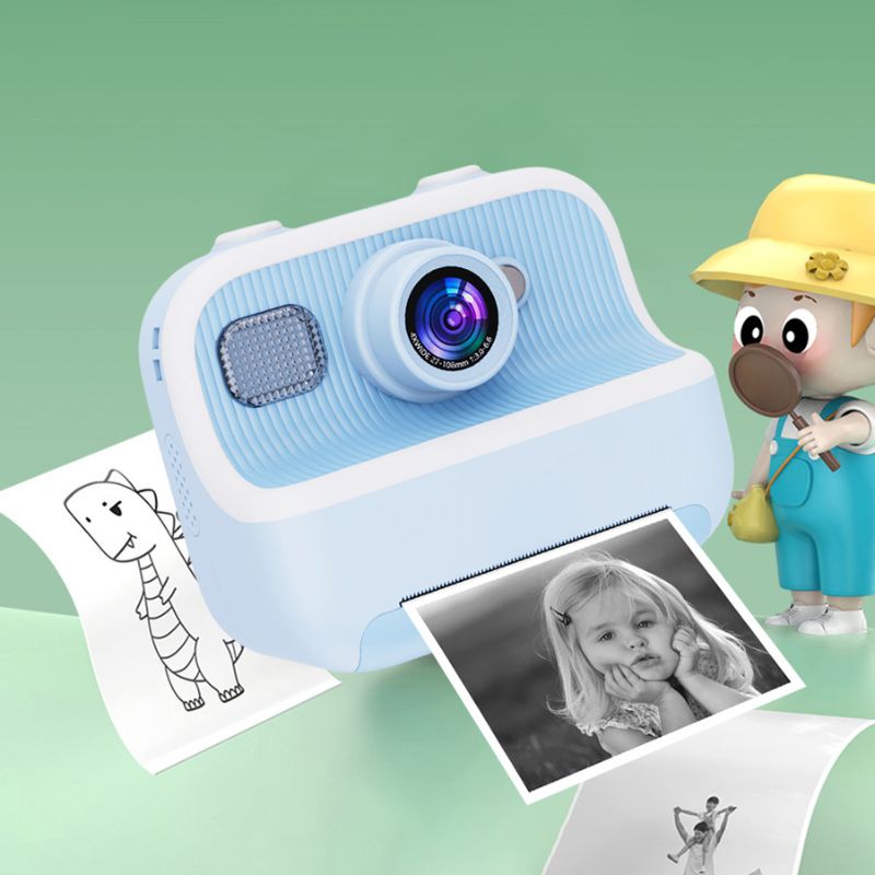 Marcherelle™ – Appareil Photo Enfant Impression Instantanée Sans Encre