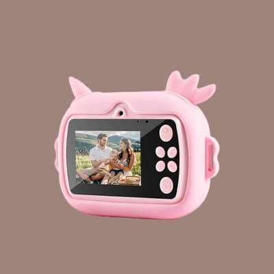 Marcherelle™ – Appareil Photo Instantané Enfant Double Objectif 12MP