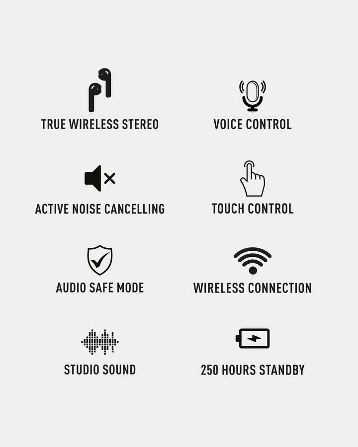Marcherelle™ – Écouteurs Sans Fil avec Suppression du Bruit