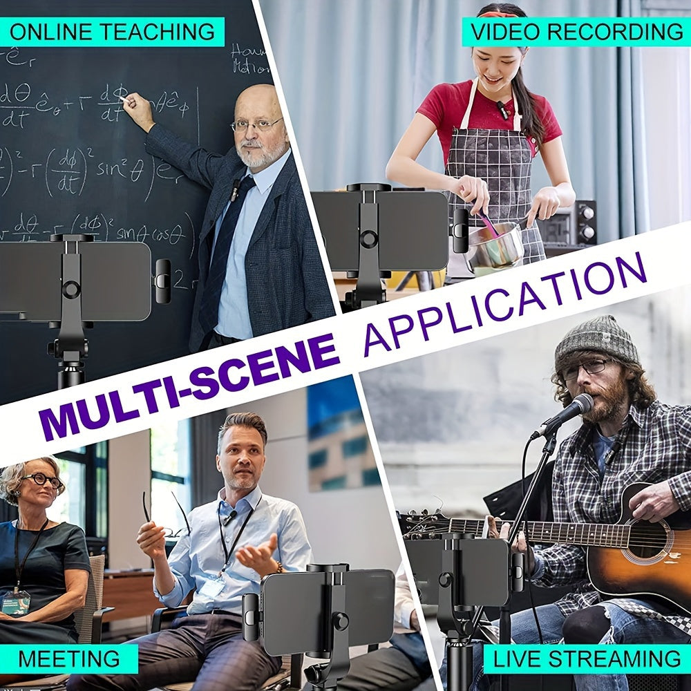 Marcherelle™ – Microphone Cravate Sans Fil Pour Enregistrement Clair Sur iPhone