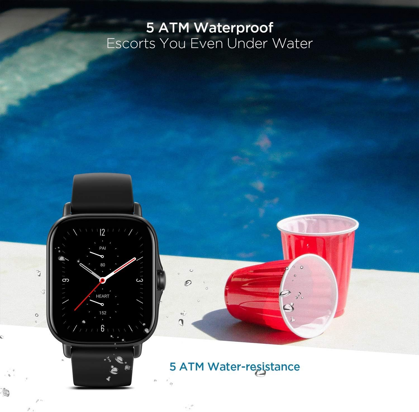 Marcherelle™ | Montre Connectée GPS AMOLED avec Suivi de Santé et Appels Bluetooth