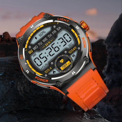 Marcherelle™ – Montre Connectée Homme Écran HD avec Boussole Intégrée