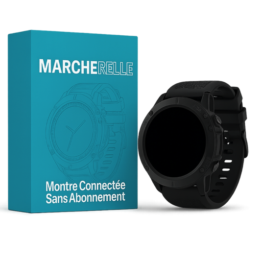 Marcherelle™ – Montre Intelligente Militaire Étanche avec Suivi d'Activité